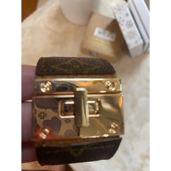 Authentic Louis Vuitton Upcycled Cuff Bracelet - Picture 8 of 9